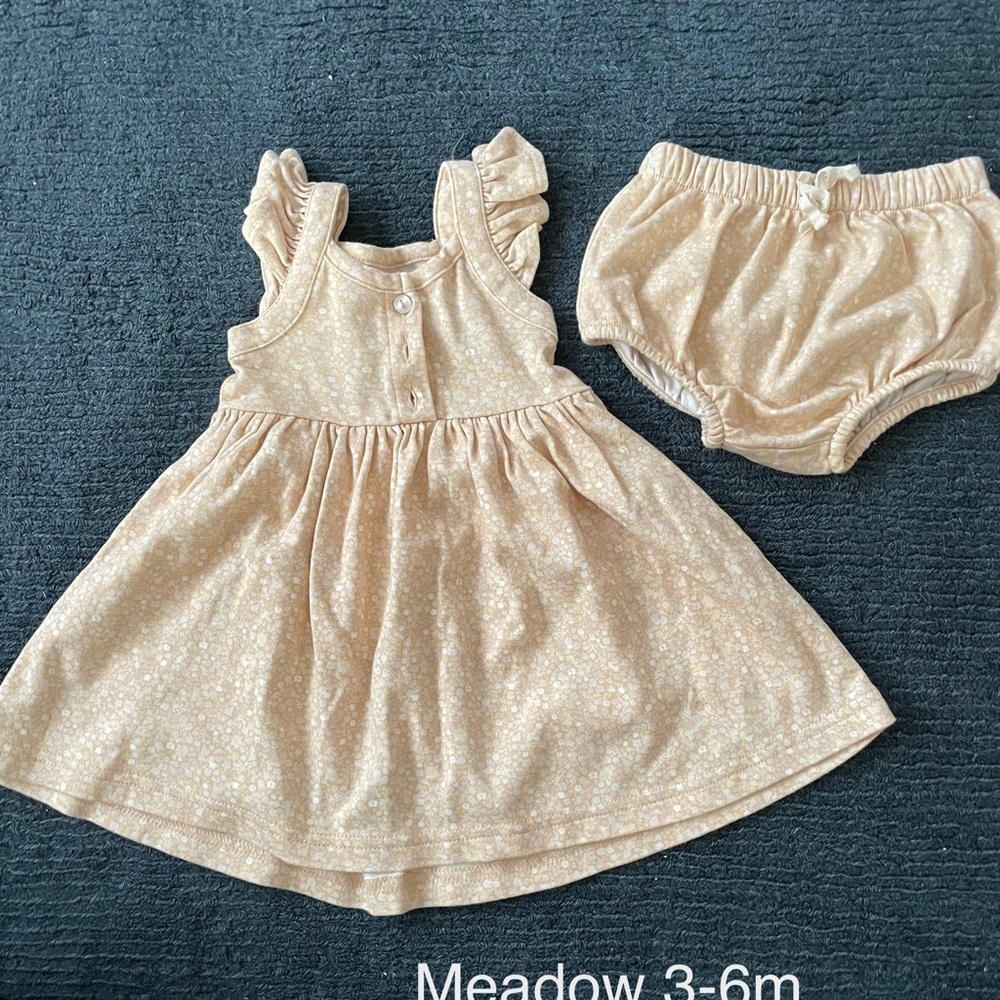Jamie Kay Meadow Sienna Dress with Matching Bloomers 3-6m
